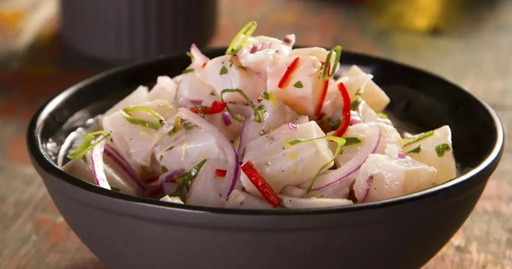 ceviche de peixe