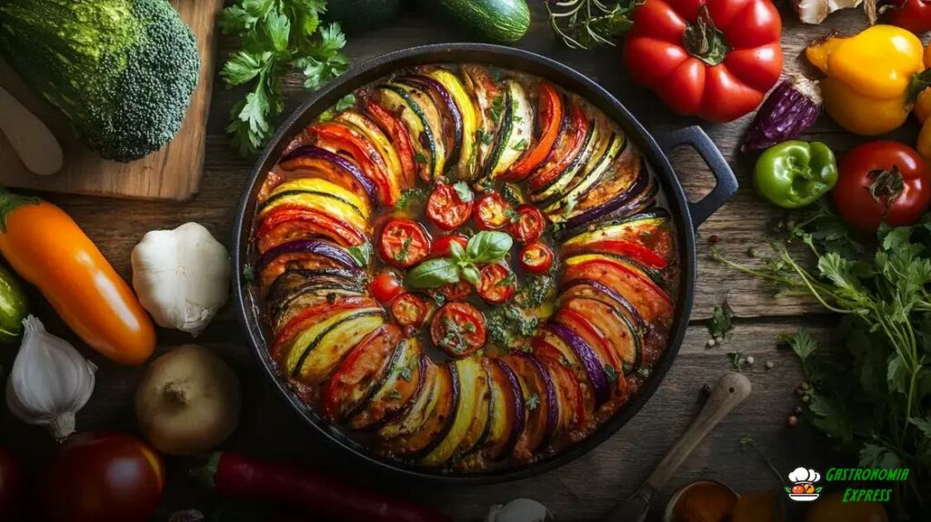 Ratatouille Vegano com Legumes Frescos