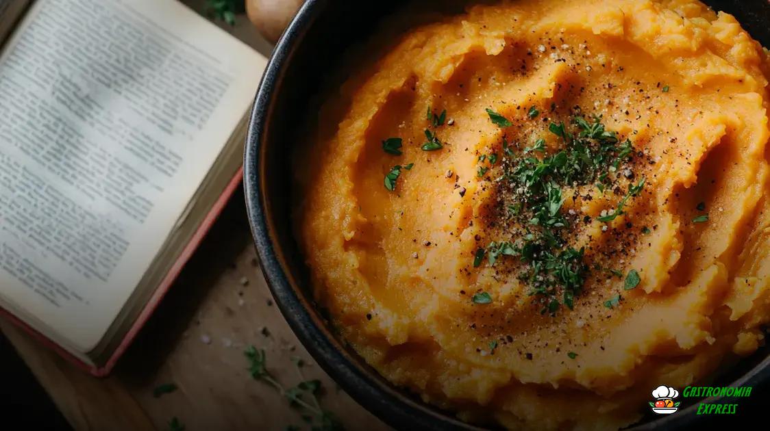 Receitas criativas com purê de batata doce